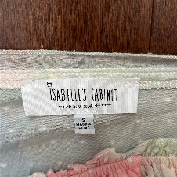 Isabelle’s Cabinet Naomi Pastel Tie Dye Romper, Size Small - Picture 13 of 15